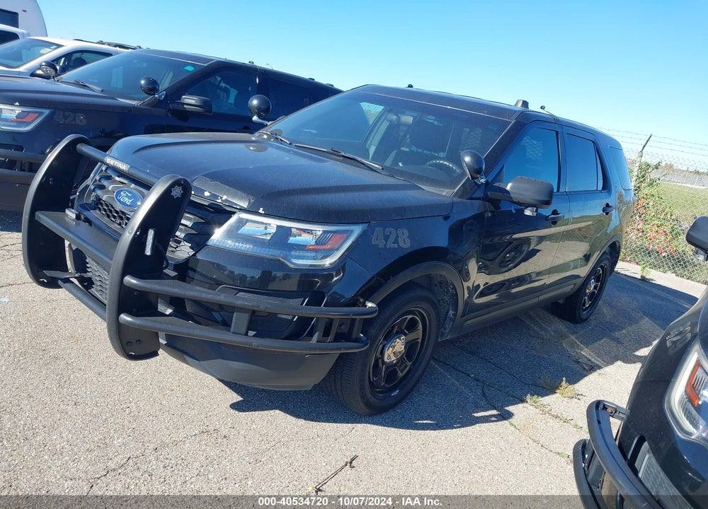 2018 FORD POLICE INTERCEPTOR UTILITY VIN: 1FM5K8AR1JGC76266