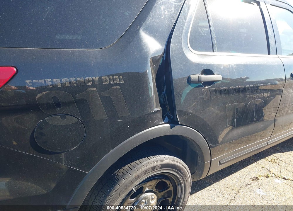 2018 FORD POLICE INTERCEPTOR UTILITY VIN: 1FM5K8AR1JGC76266