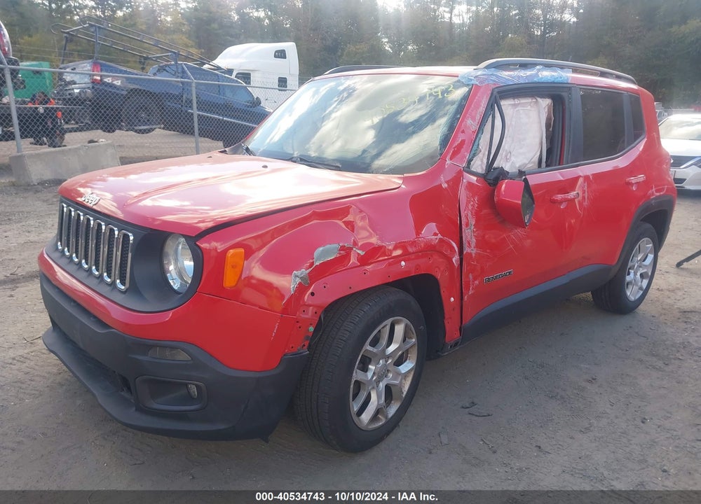 2017 JEEP RENEGADE LATITUDE FWD VIN: ZACCJABB3HPG40224