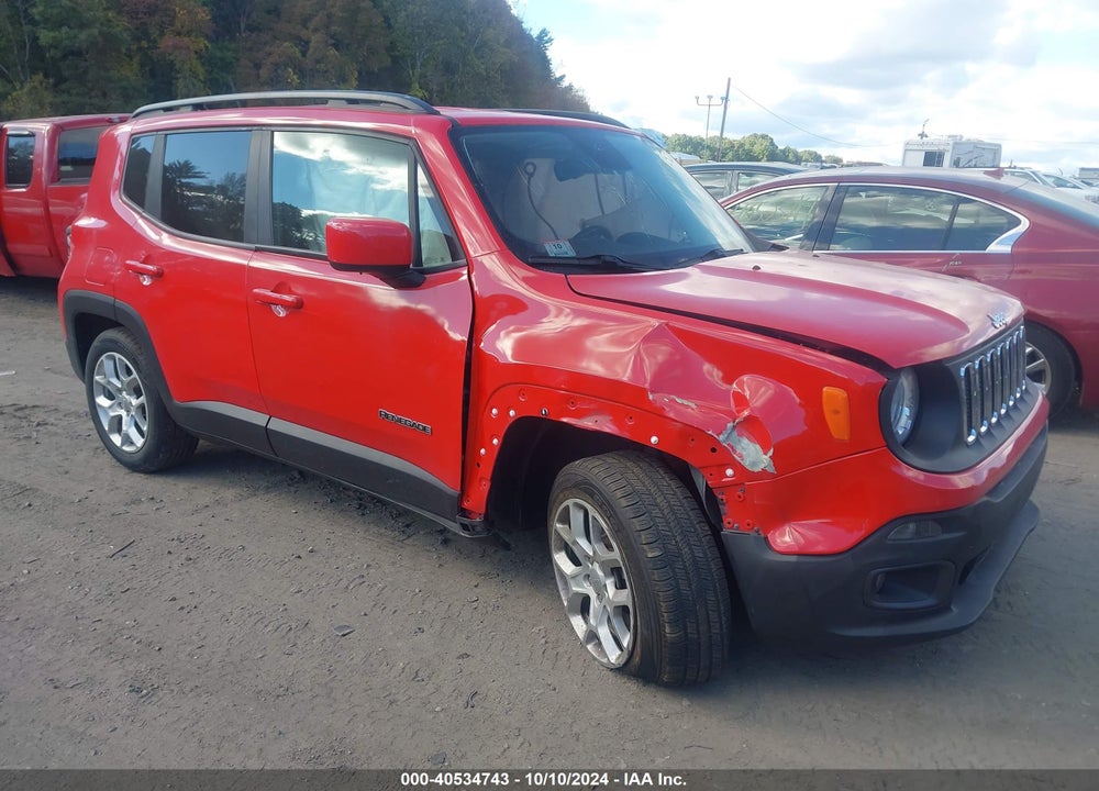 2017 JEEP RENEGADE LATITUDE FWD VIN: ZACCJABB3HPG40224
