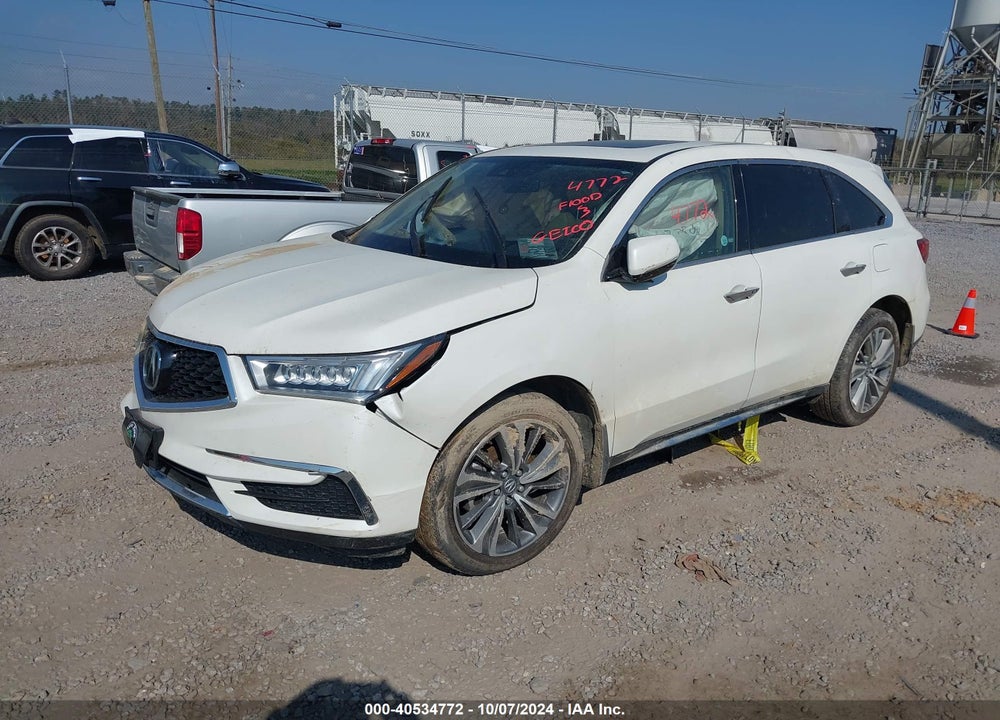 2017 ACURA MDX TECHNOLOGY PACKAGE VIN: 5FRYD4H53HB030121
