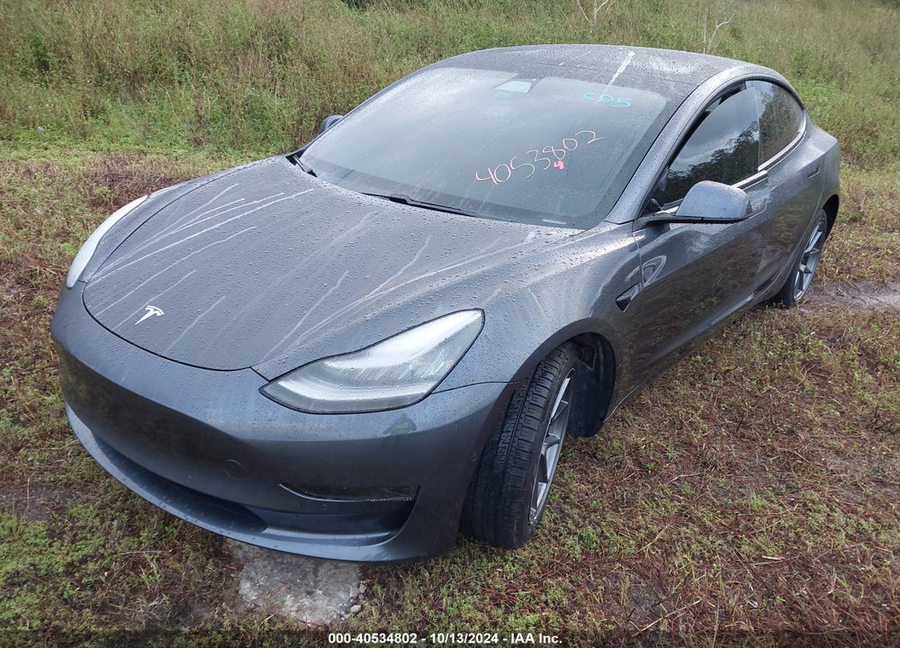 2021 TESLA MODEL 3 STANDARD RANGE PLUS REAR-WHEEL DRIVE VIN: 5YJ3E1EA1MF854542