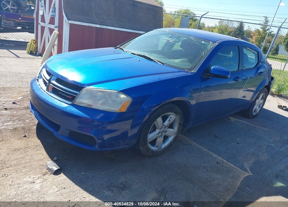 2012 DODGE AVENGER SXT VIN: 1C3CDZCB5CN253488