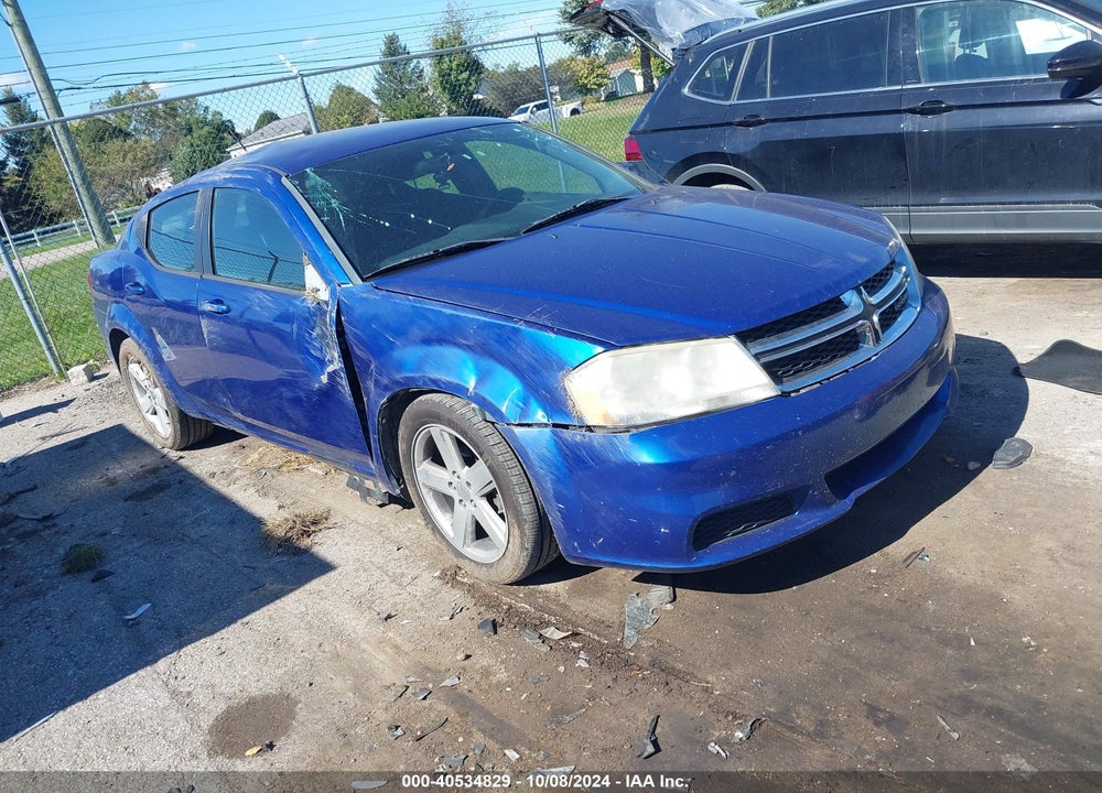 2012 DODGE AVENGER SXT VIN: 1C3CDZCB5CN253488