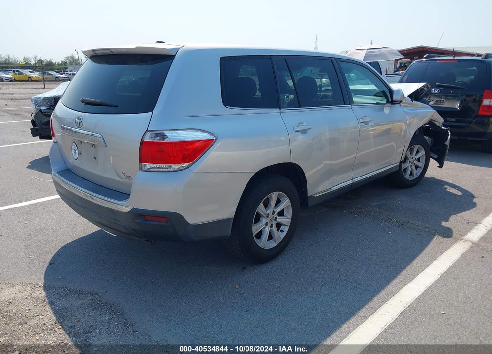 2012 TOYOTA HIGHLANDER VIN: 5TDZA3EH5CS022582
