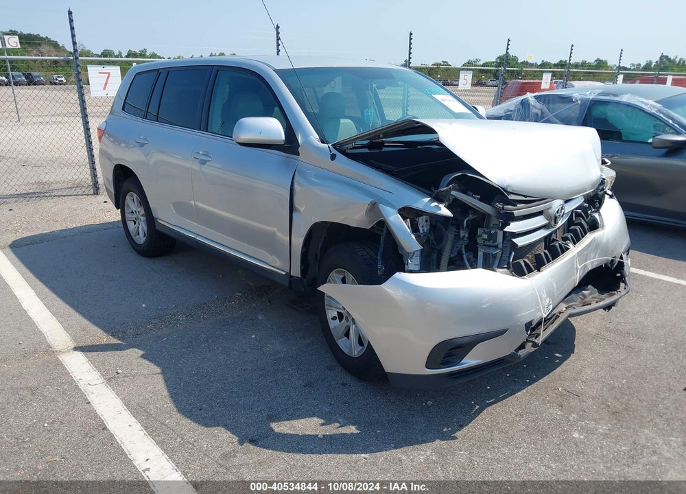 2012 TOYOTA HIGHLANDER VIN: 5TDZA3EH5CS022582