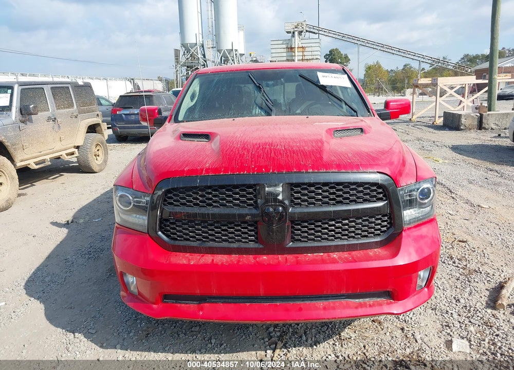 2017 RAM 1500 NIGHT 4X4 5'7 BOX VIN: 1C6RR7MT9HS600338