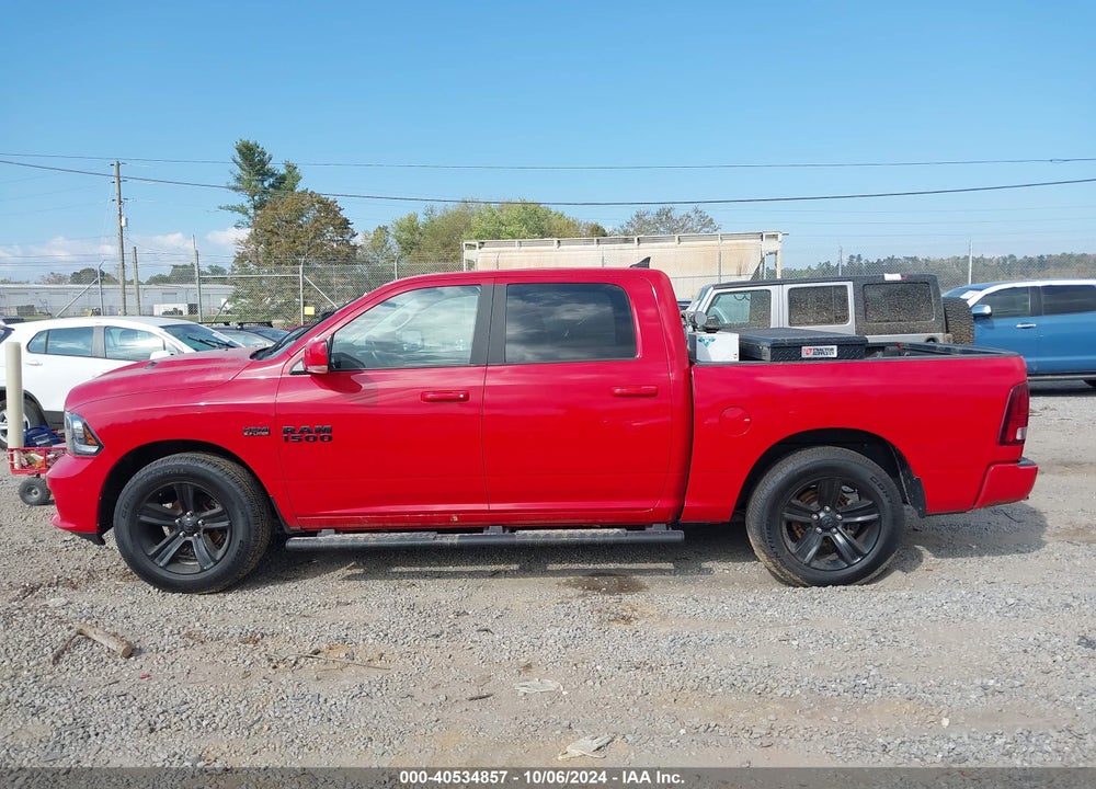 2017 RAM 1500 NIGHT 4X4 5'7 BOX VIN: 1C6RR7MT9HS600338