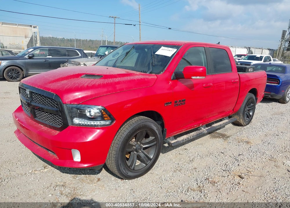 2017 RAM 1500 NIGHT 4X4 5'7 BOX VIN: 1C6RR7MT9HS600338