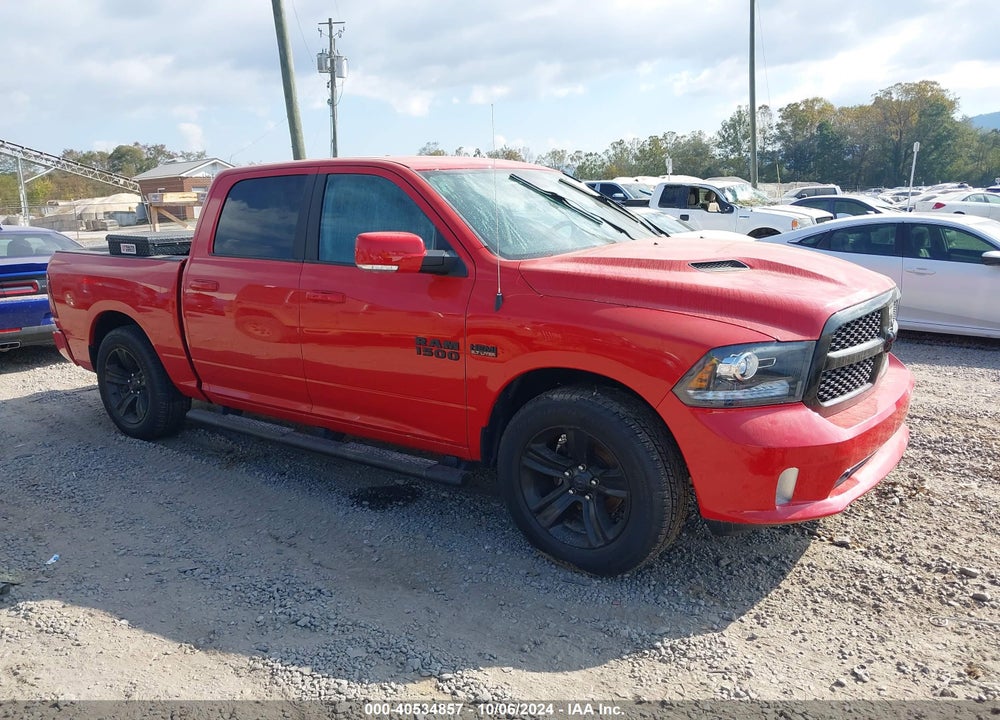 2017 RAM 1500 NIGHT 4X4 5'7 BOX VIN: 1C6RR7MT9HS600338