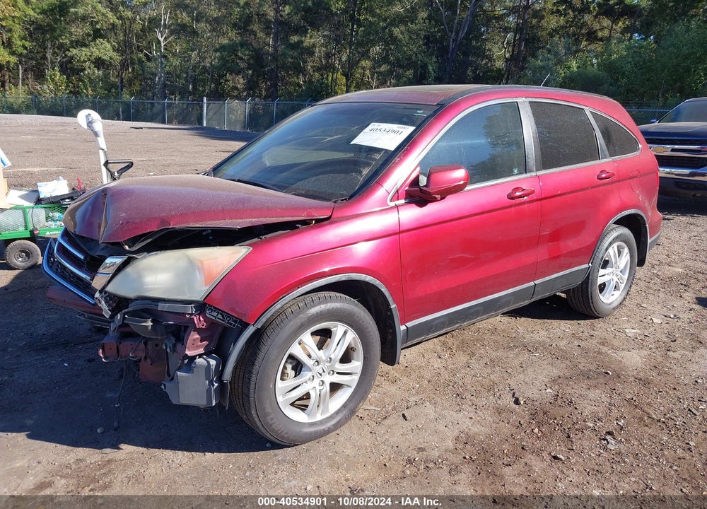 2010 HONDA CR-V EX-L VIN: 5J6RE3H74AL049451