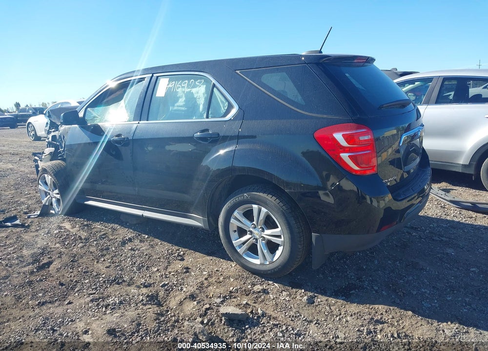 2017 CHEVROLET EQUINOX LS VIN: 2GNALBEK6H1554510