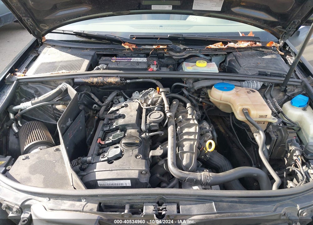 2008 AUDI A4 2.0T VIN: WAUDF78E18A096295