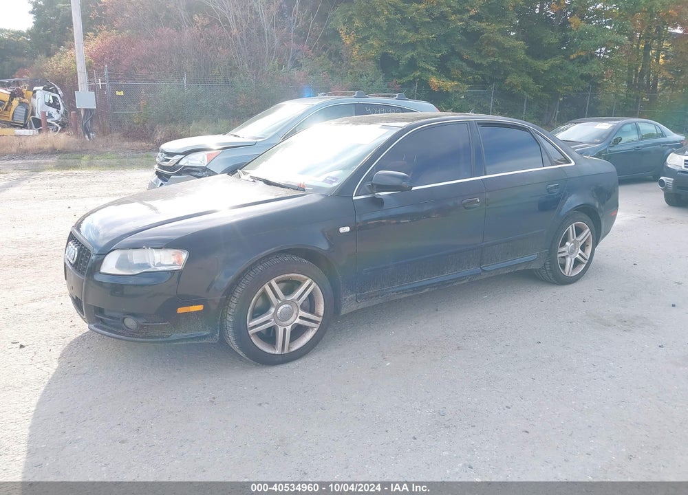 2008 AUDI A4 2.0T VIN: WAUDF78E18A096295