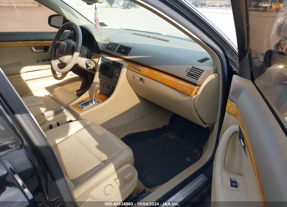 2008 AUDI A4 2.0T VIN: WAUDF78E18A096295