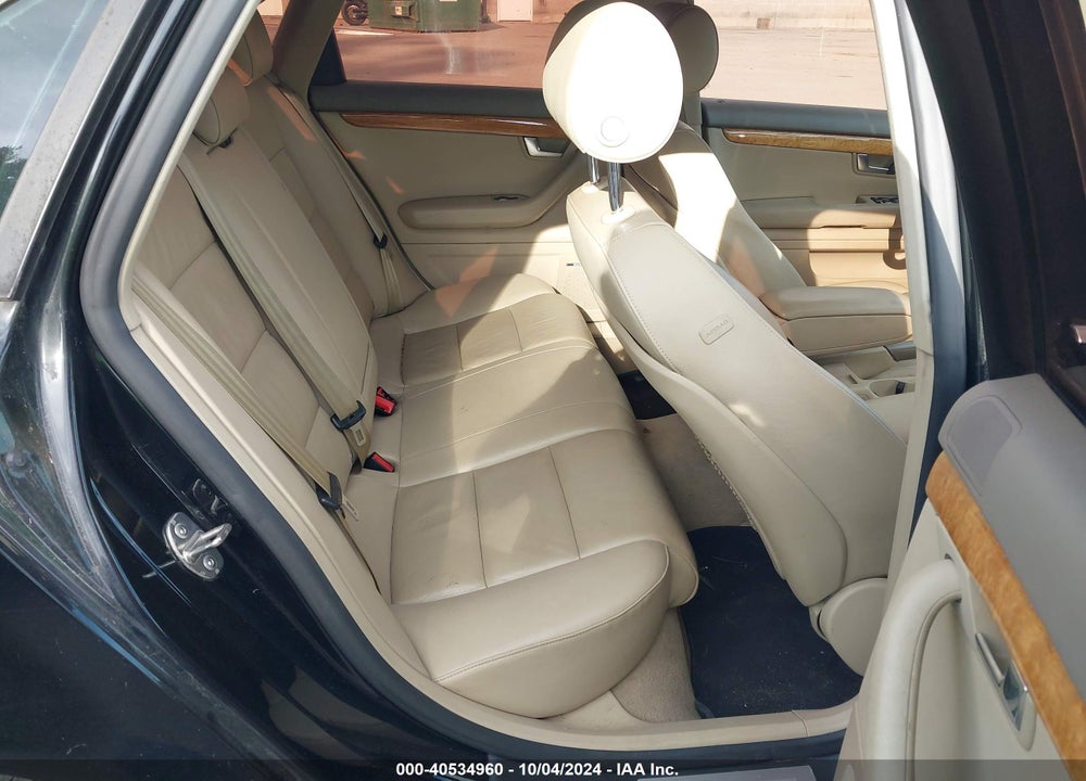 2008 AUDI A4 2.0T VIN: WAUDF78E18A096295