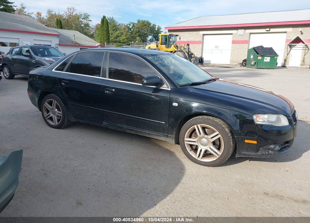 2008 AUDI A4 2.0T VIN: WAUDF78E18A096295