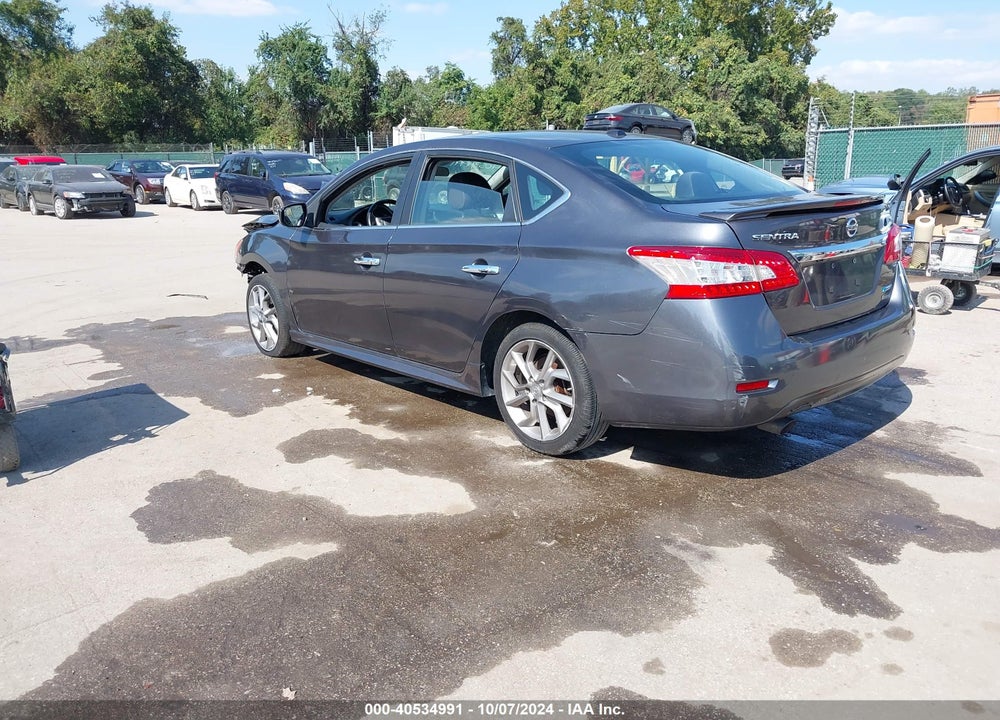 2013 NISSAN SENTRA SR VIN: 3N1AB7AP3DL741855