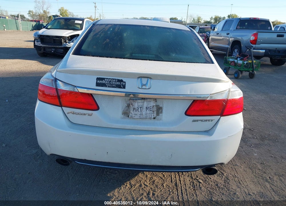 2015 HONDA ACCORD SPORT VIN: 1HGCR2F55FA221910