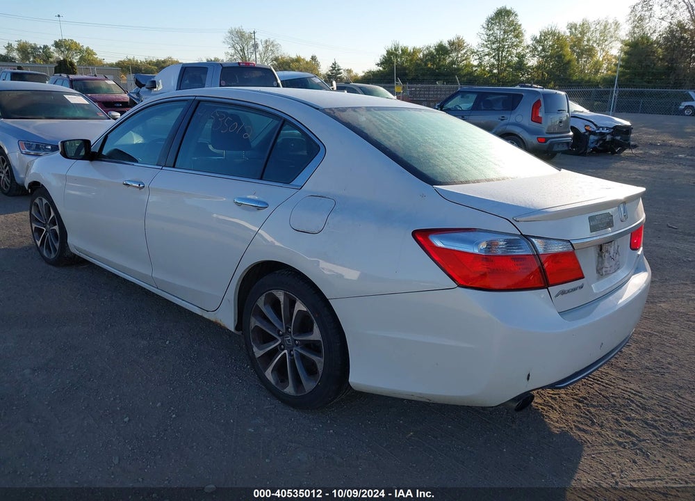 2015 HONDA ACCORD SPORT VIN: 1HGCR2F55FA221910