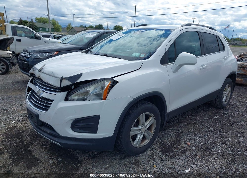 2016 CHEVROLET TRAX LT VIN: 3GNCJPSB6GL275359