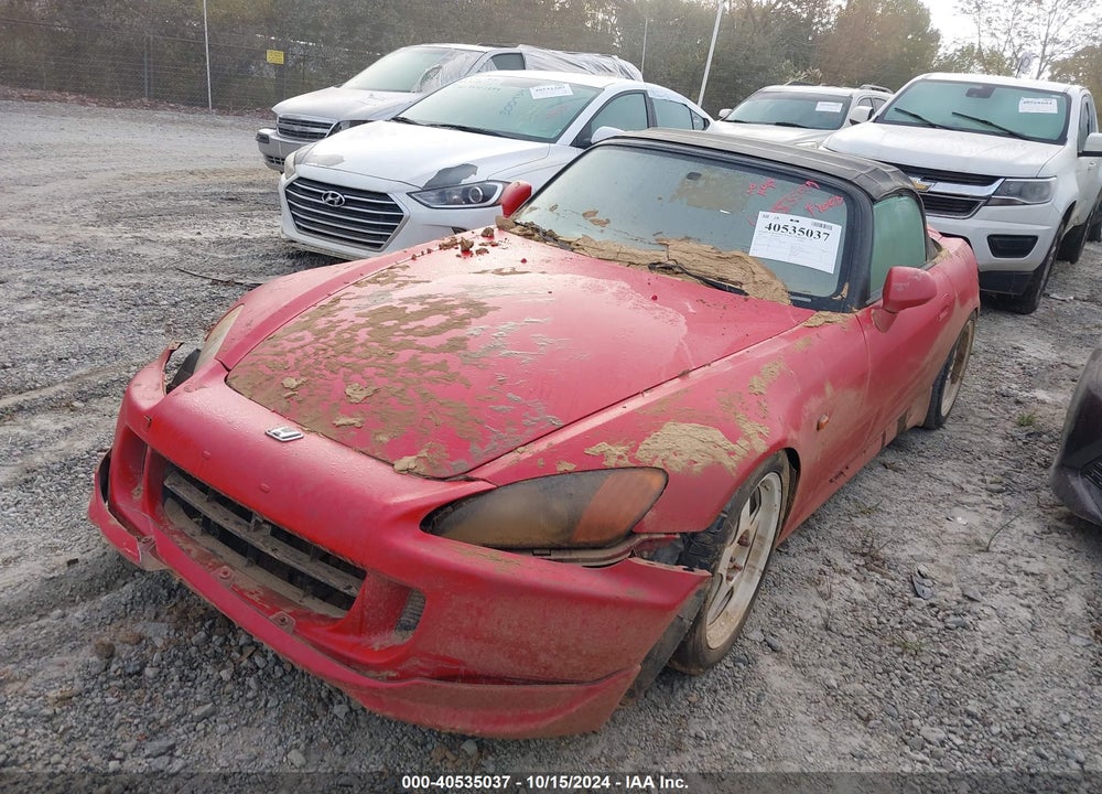 2001 HONDA S2000 VIN: JHMAP11421T000541