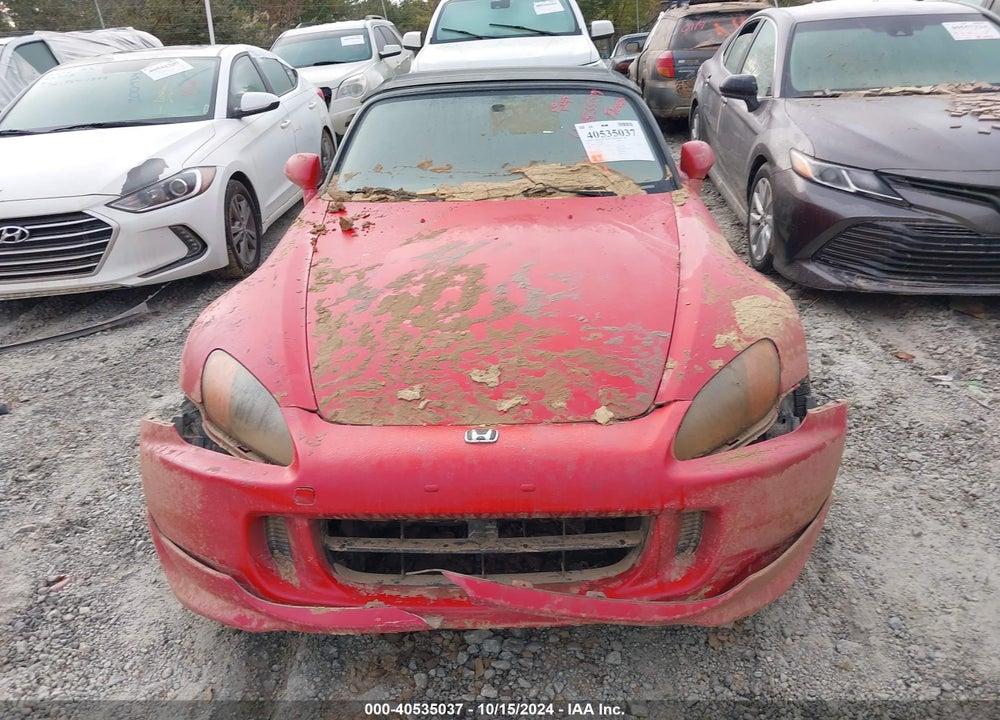 2001 HONDA S2000 VIN: JHMAP11421T000541