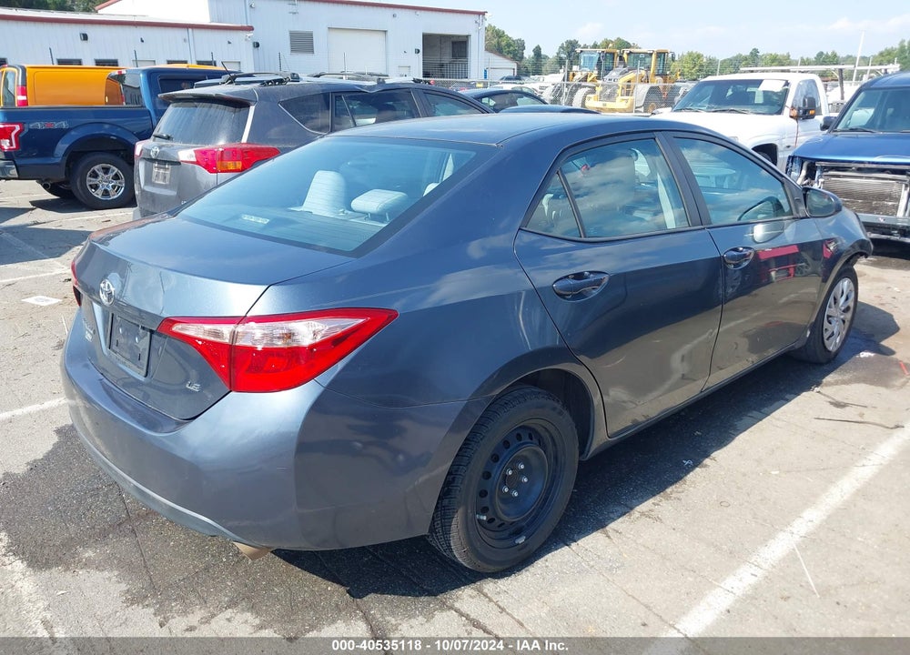 2017 TOYOTA COROLLA LE VIN: 2T1BURHE8HC925578