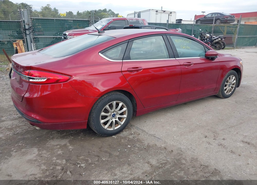 2018 FORD FUSION S VIN: 3FA6P0G74JR229782