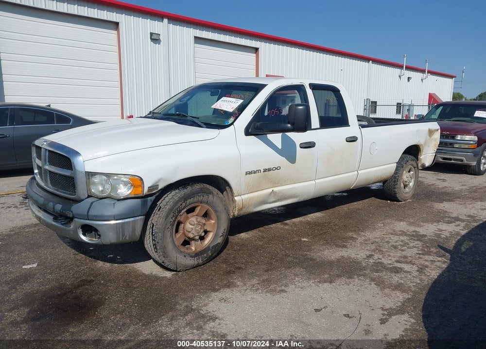 2005 DODGE RAM 2500 ST VIN: 3D7KR28D65G856896