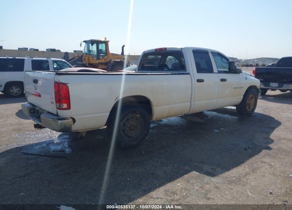 2005 DODGE RAM 2500 ST VIN: 3D7KR28D65G856896