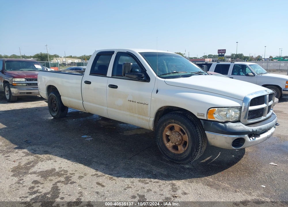 2005 DODGE RAM 2500 ST VIN: 3D7KR28D65G856896