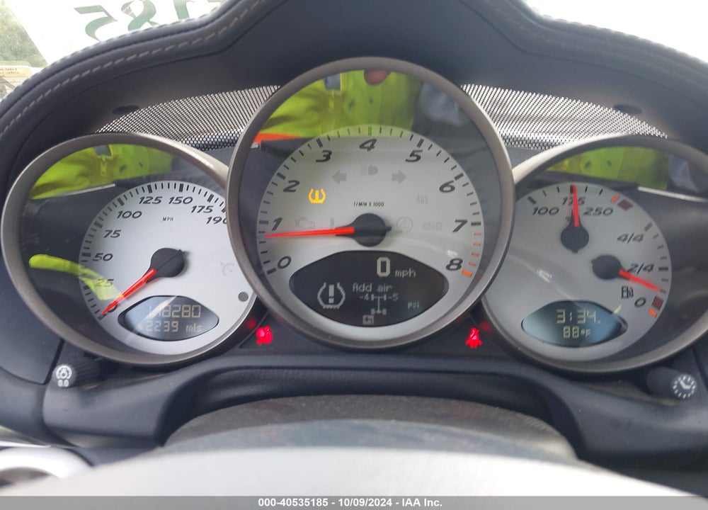 2007 PORSCHE CAYMAN S VIN: WP0AB298X7U780823
