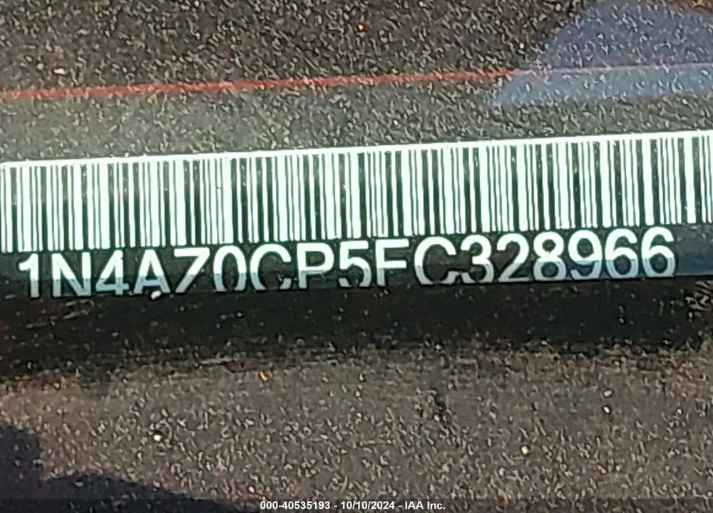 2015 NISSAN LEAF S VIN: 1N4AZ0CP5FC328966