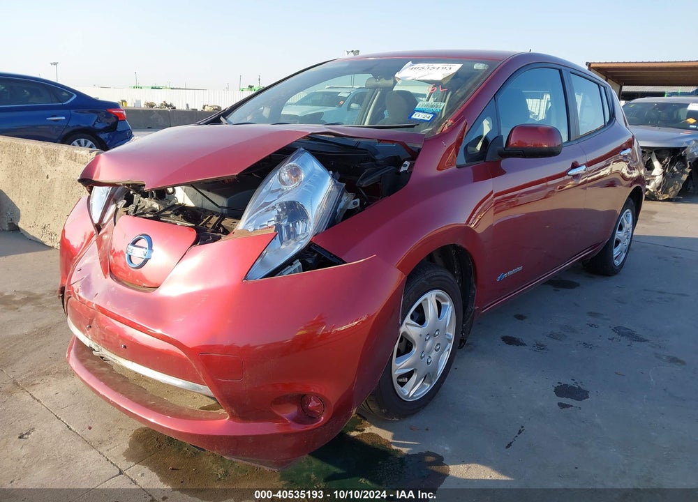 2015 NISSAN LEAF S VIN: 1N4AZ0CP5FC328966