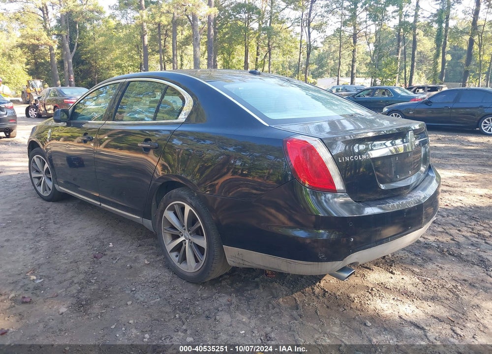 2009 LINCOLN MKS VIN: 1LNHM93R29G621407
