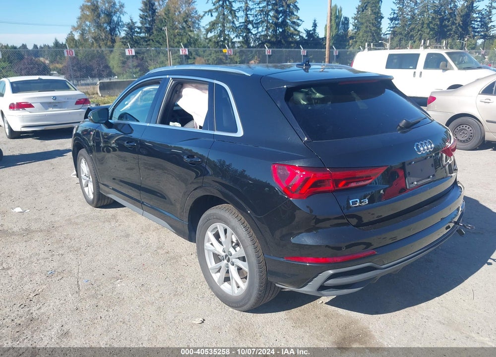 2024 AUDI Q3 PREMIUM 45 TFSI S LINE QUATTRO TIPTRONIC VIN: WA1DECF31R1046802