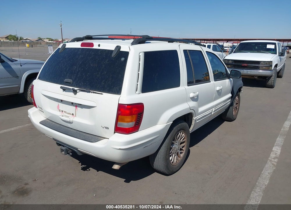 2004 JEEP GRAND CHEROKEE LIMITED VIN: 1J4GW58N74C391947