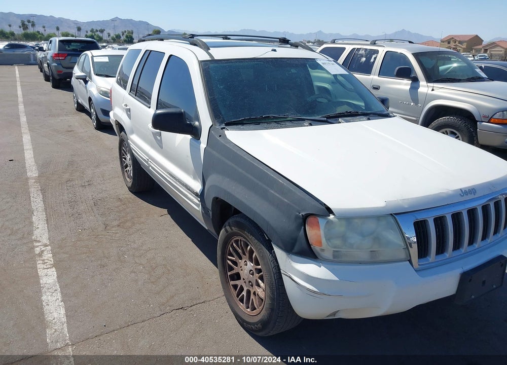 2004 JEEP GRAND CHEROKEE LIMITED VIN: 1J4GW58N74C391947