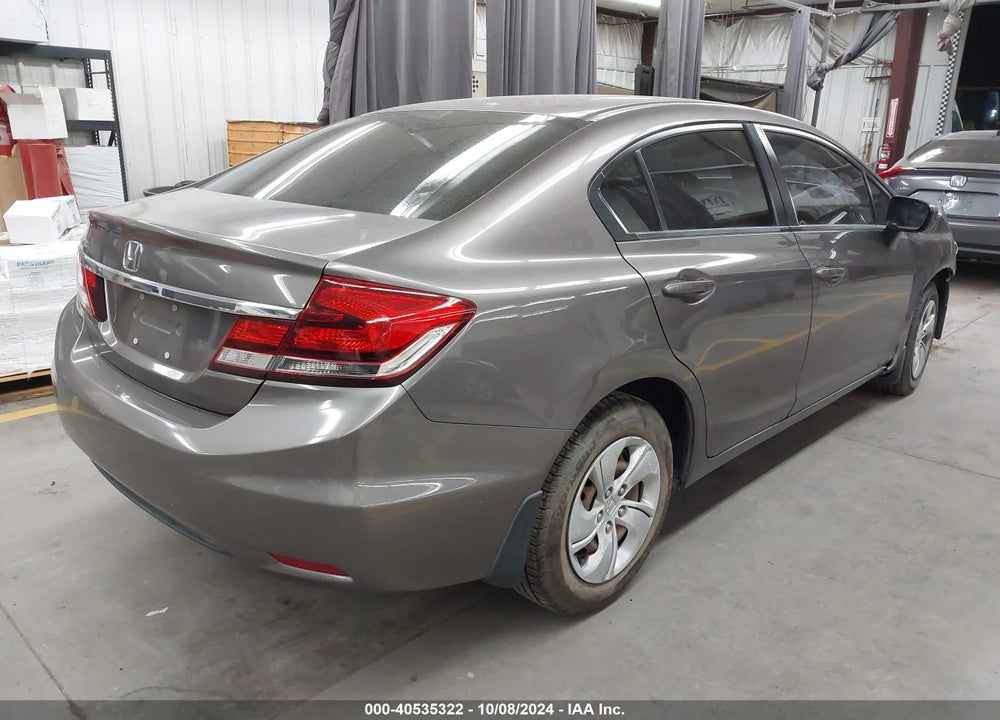 2014 HONDA CIVIC LX VIN: 19XFB2F53EE061618