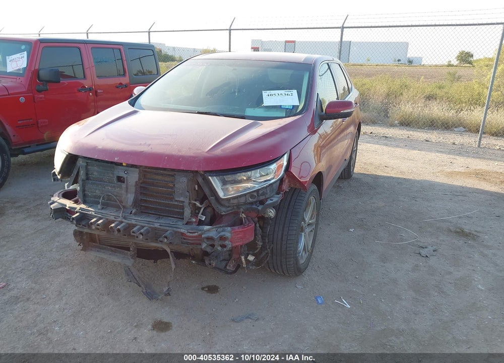 2017 FORD EDGE TITANIUM VIN: 2FMPK3K94HBB76111