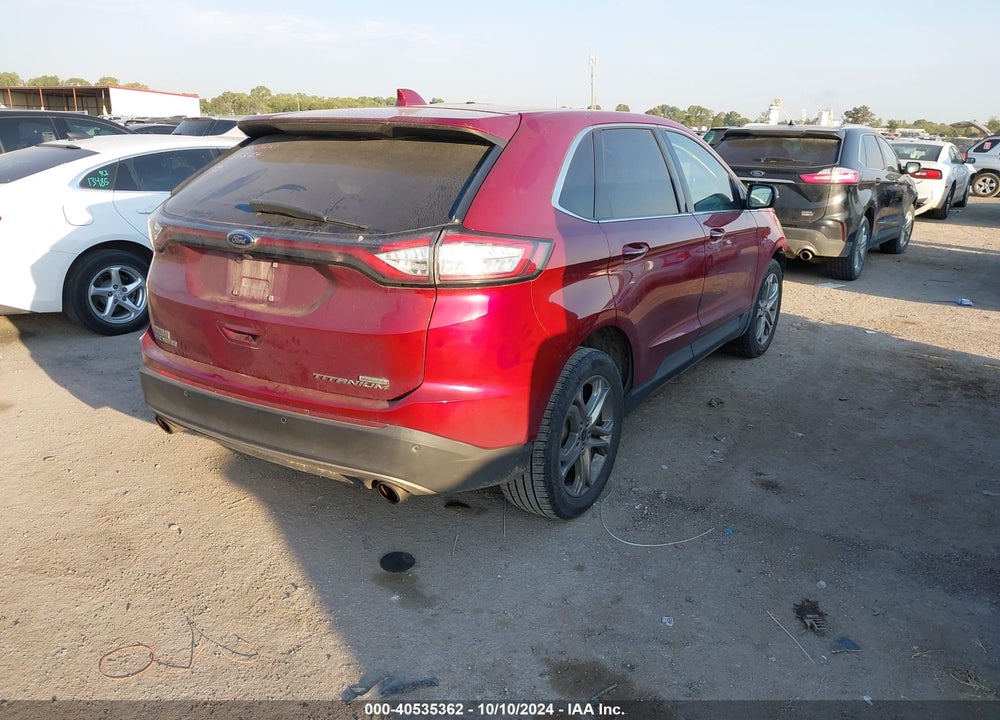 2017 FORD EDGE TITANIUM VIN: 2FMPK3K94HBB76111