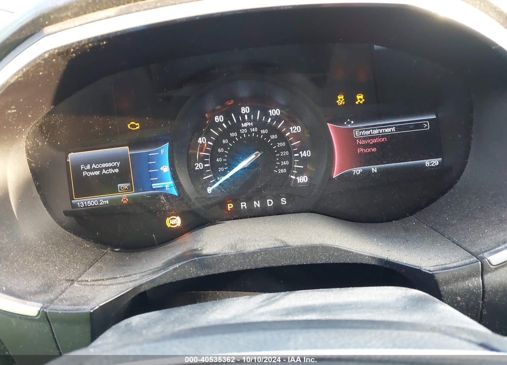 2017 FORD EDGE TITANIUM VIN: 2FMPK3K94HBB76111