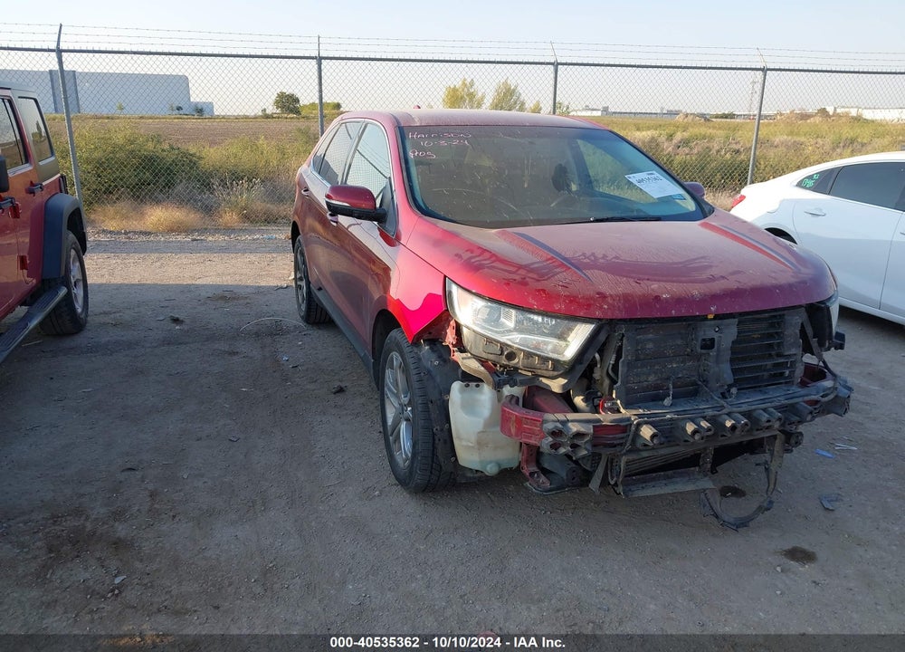 2017 FORD EDGE TITANIUM VIN: 2FMPK3K94HBB76111
