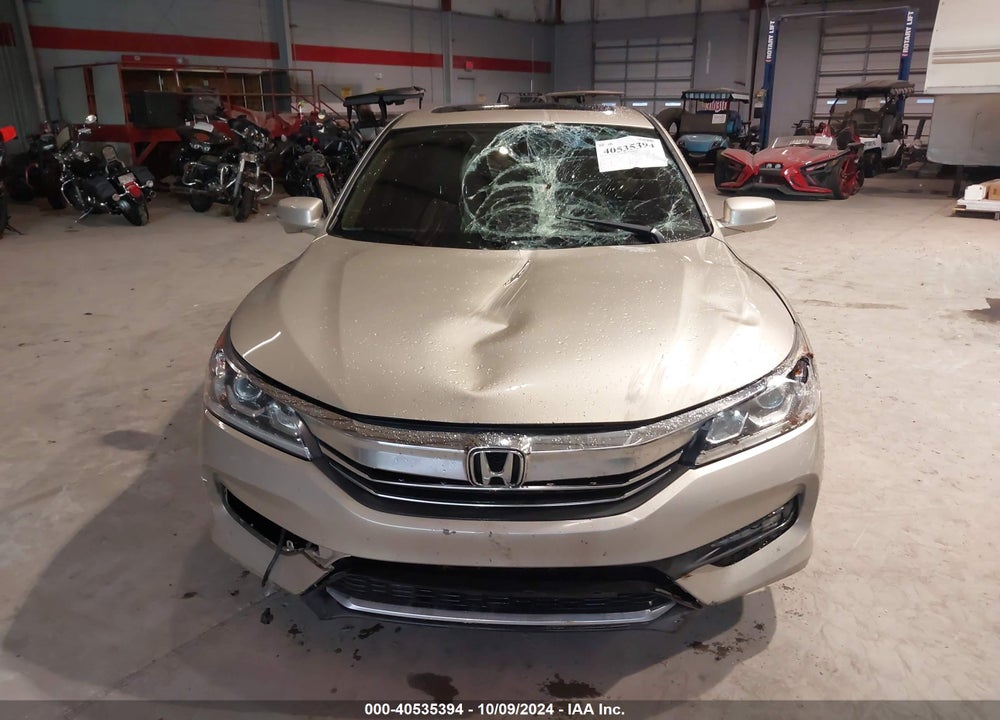 2016 HONDA ACCORD EX-L V-6 VIN: 1HGCR3F84GA020307