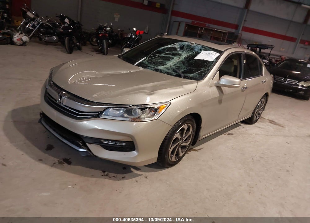 2016 HONDA ACCORD EX-L V-6 VIN: 1HGCR3F84GA020307