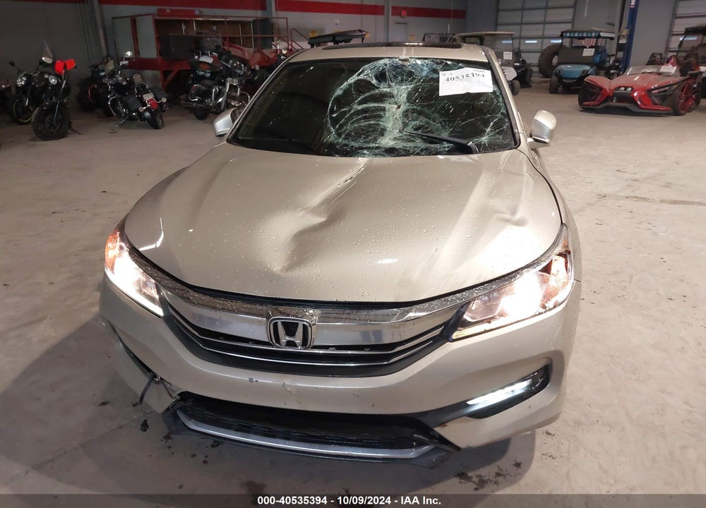 2016 HONDA ACCORD EX-L V-6 VIN: 1HGCR3F84GA020307