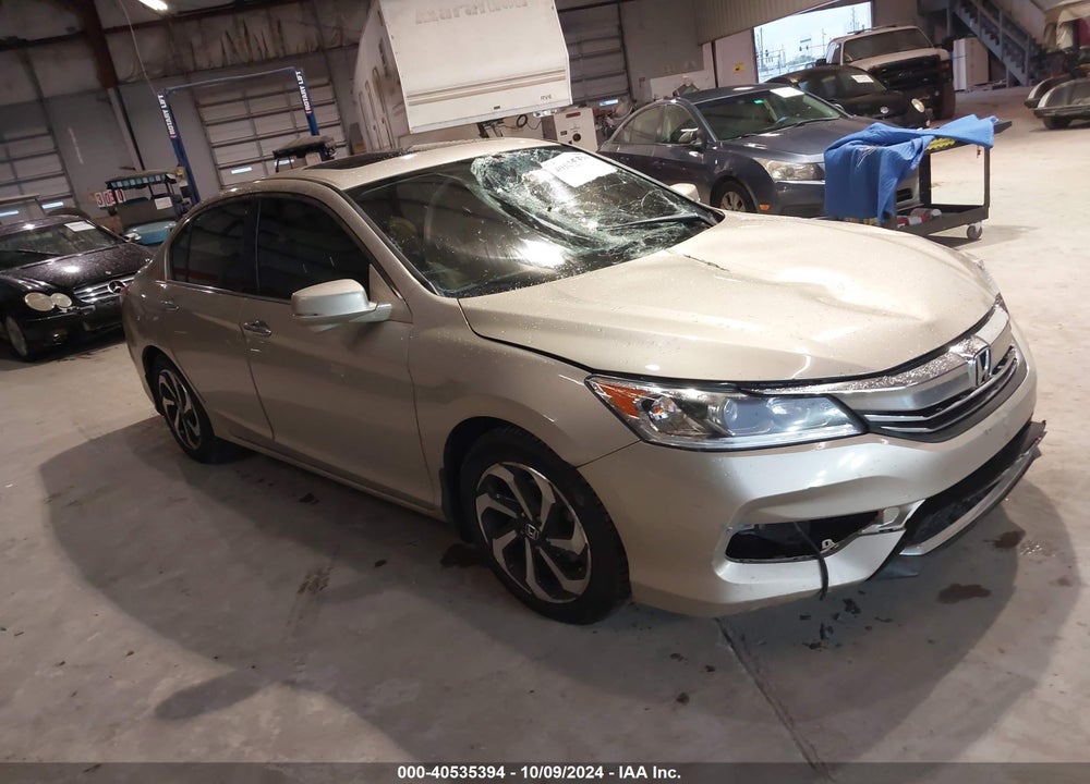 2016 HONDA ACCORD EX-L V-6 VIN: 1HGCR3F84GA020307