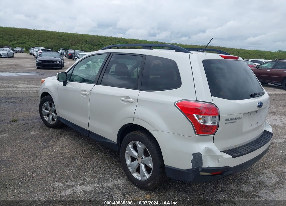 2015 SUBARU FORESTER 2.5I PREMIUM VIN: JF2SJADC5FH444213