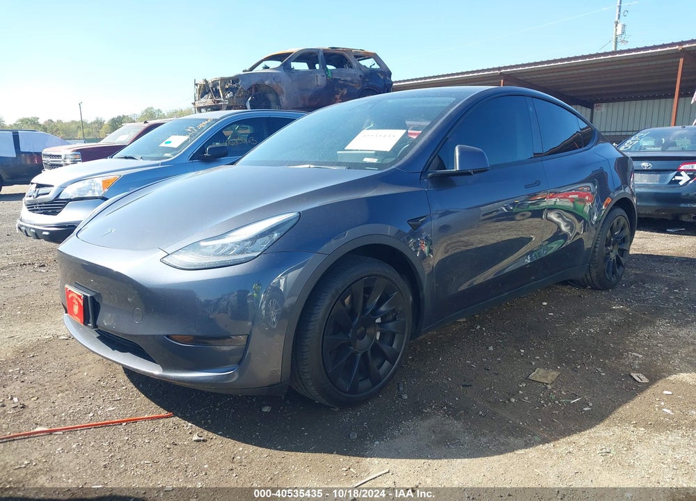2021 TESLA MODEL Y LONG RANGE DUAL MOTOR ALL-WHEEL DRIVE VIN: 5YJYGDEE5MF108325